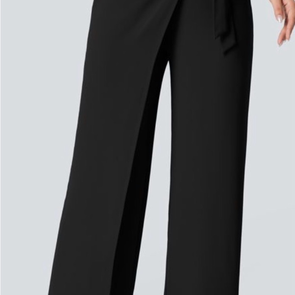 *NWT* Halara Flex™ High Waisted Tie Side Wide Leg Work Pants